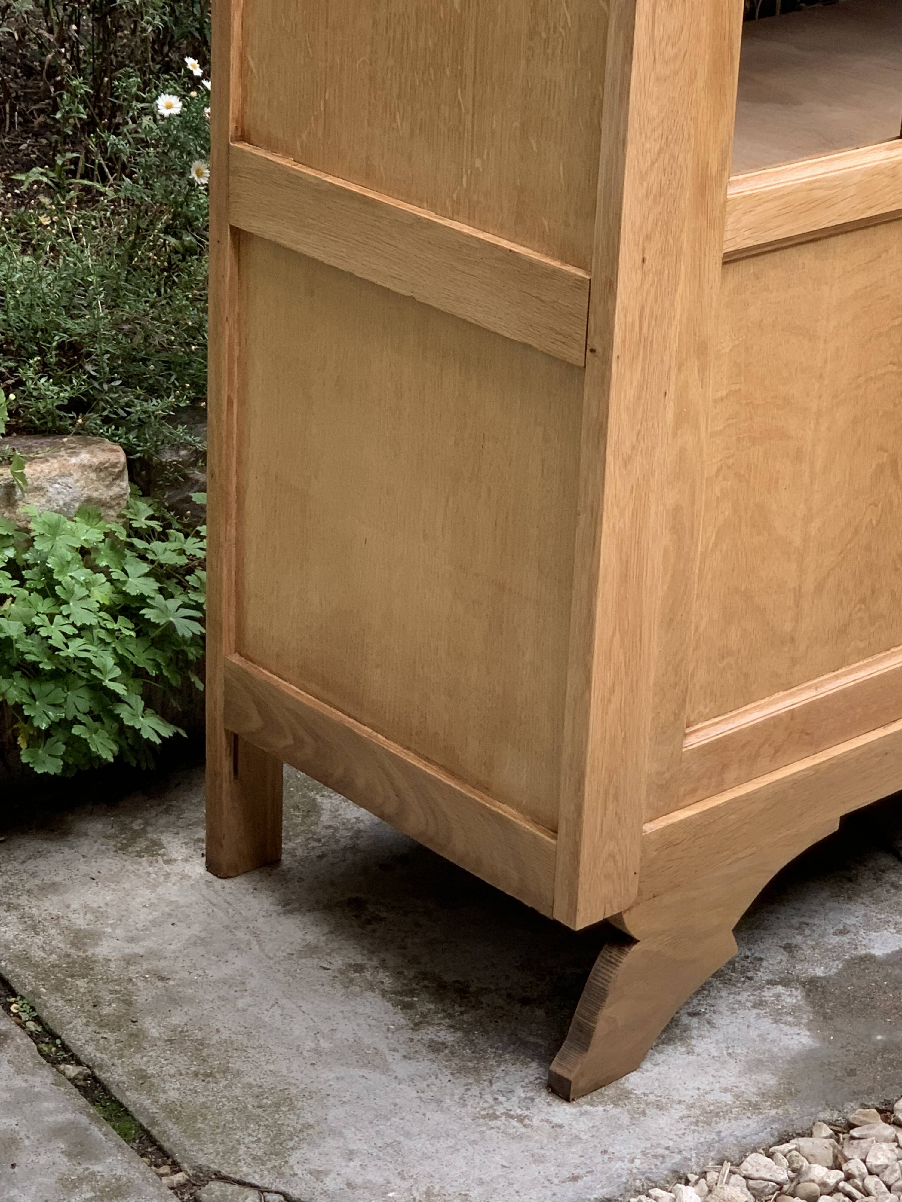 Parisian glass cabinet from La Samaritaine, 1960