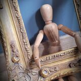 Golden baroque frame