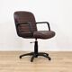 Brown swivel armchair pair by Palladium - made in Italy 1970