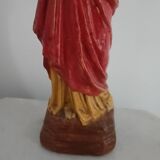 Ancient statue of the Sacred Heart
