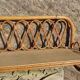 Large rattan wall shelf