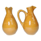 Paire de pichets en grès vintage