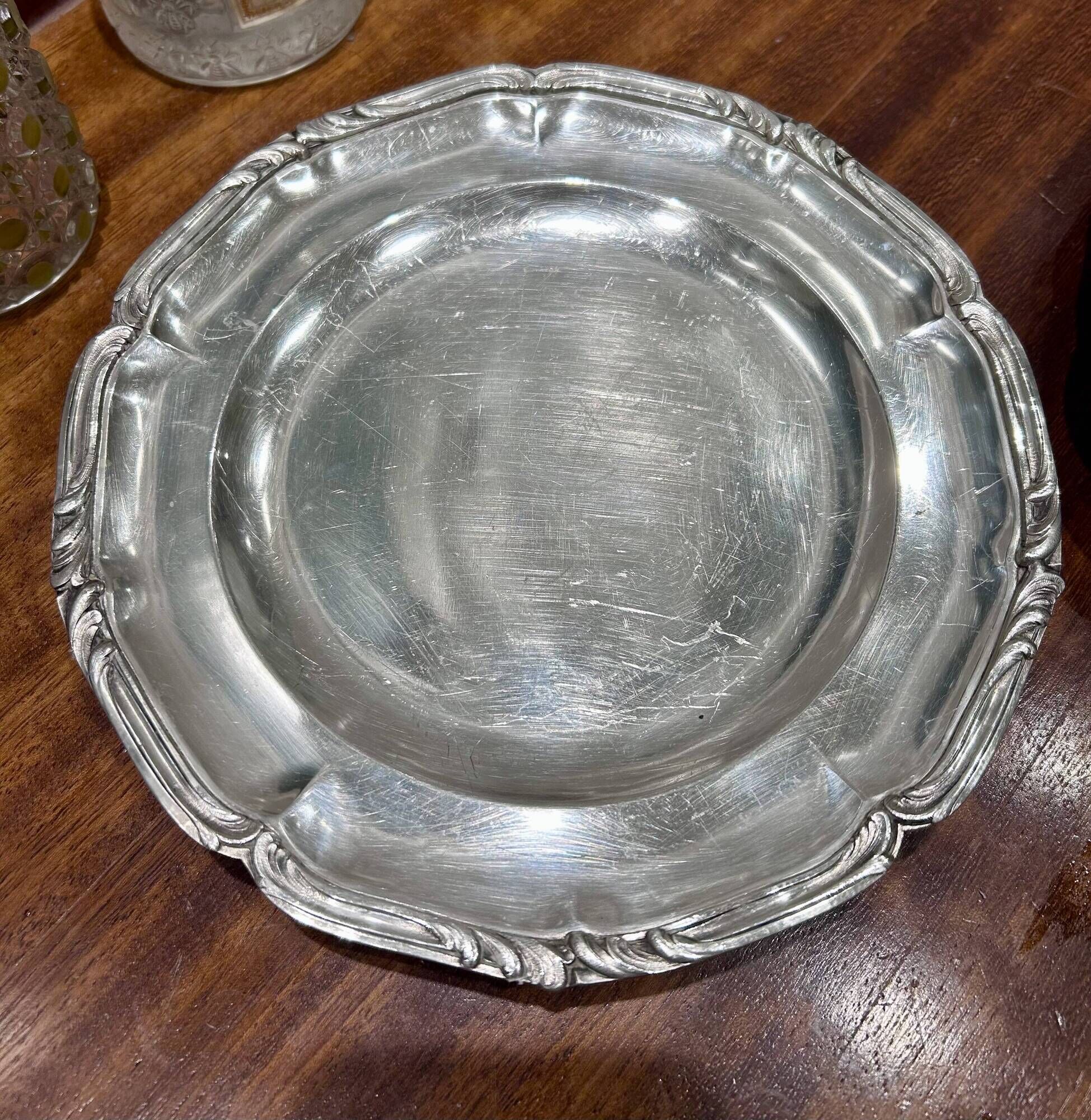 Plat avec pied XIXème