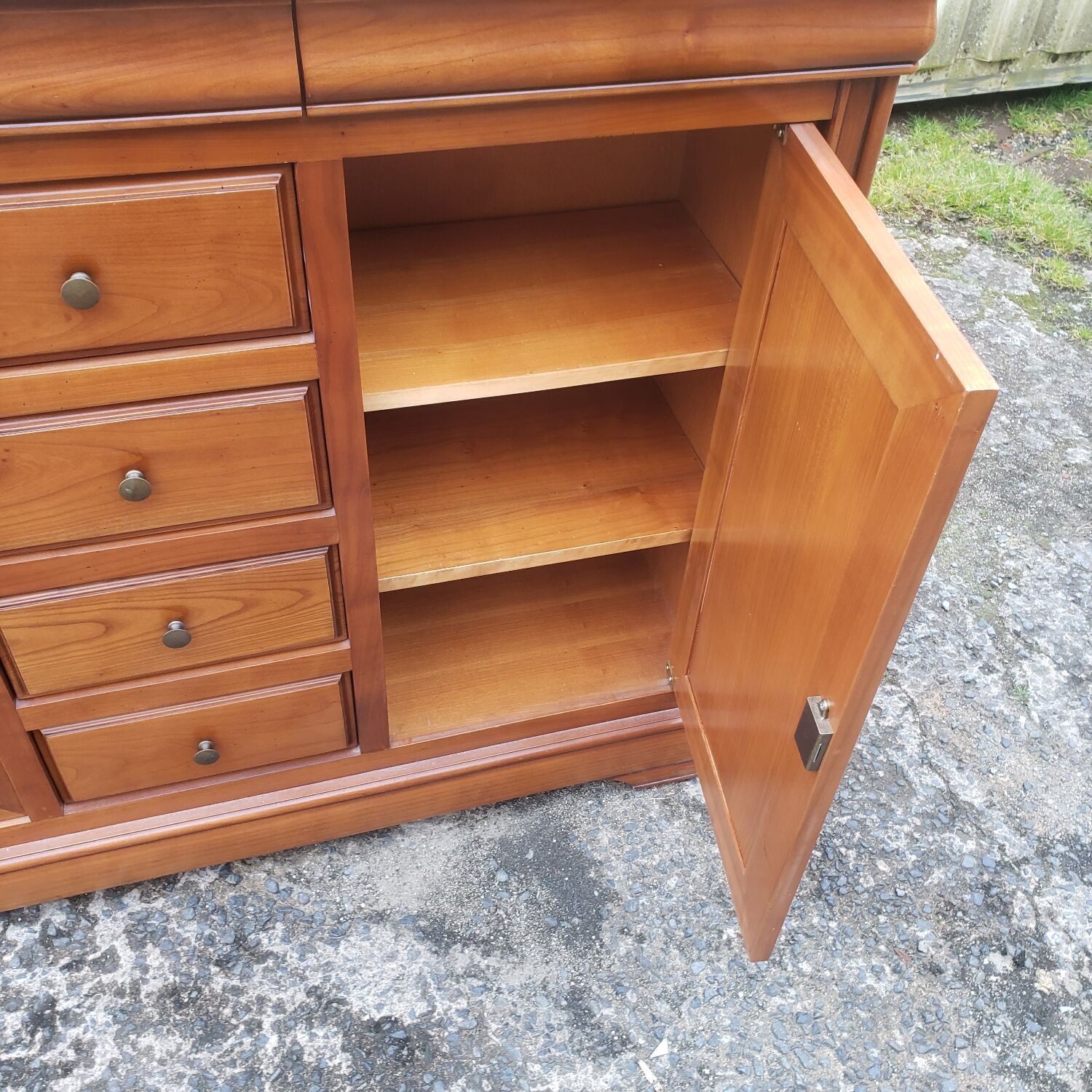 Sideboard on pedestal louis philippe style