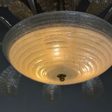 Venetian Art Deco chandelier made of Murano glass circa 1930