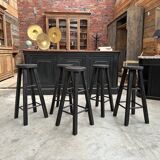 Set of 5 bar stools