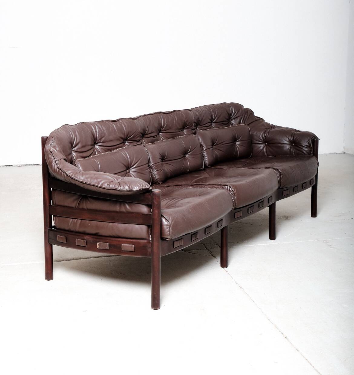 Leather Set by A. Norell for Coja 1970’s Sweden