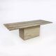 Vintage Travertine Coffee Table, Italy, 1970s