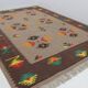 Big Indian Style Kilim Rug or Carpet, 1960s