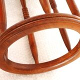 wooden umbrella stand, openwork wooden umbrella rest, wooden walking stick holder.