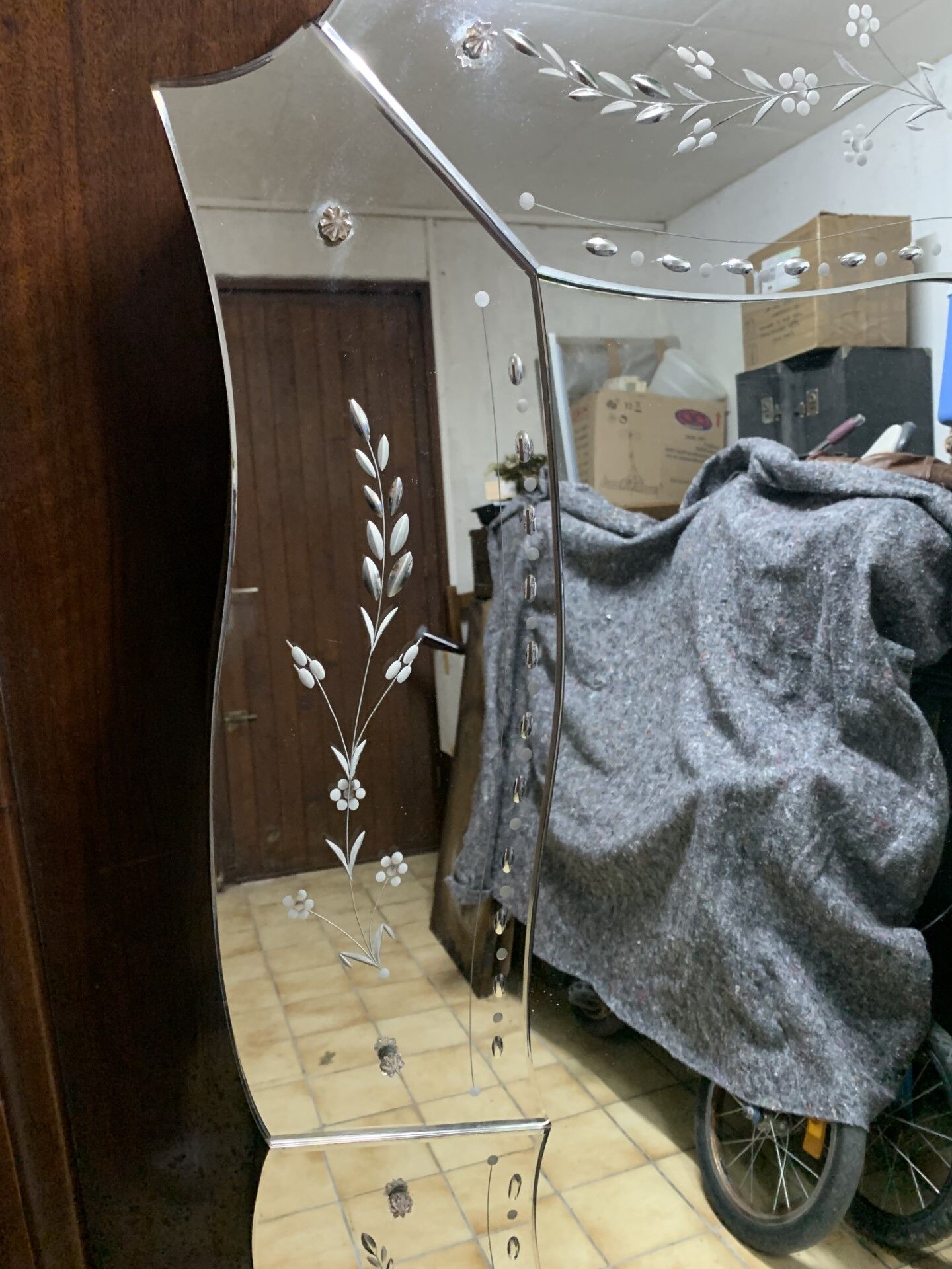 Bevelled Venetian mirror