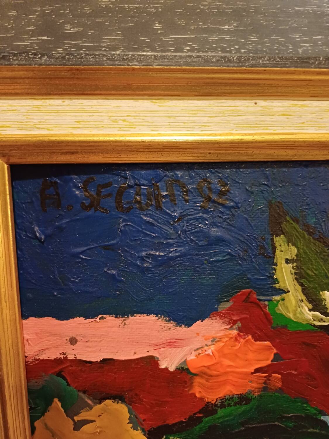 Adrien Seguin 1926-2005 Still life signed dated 1992