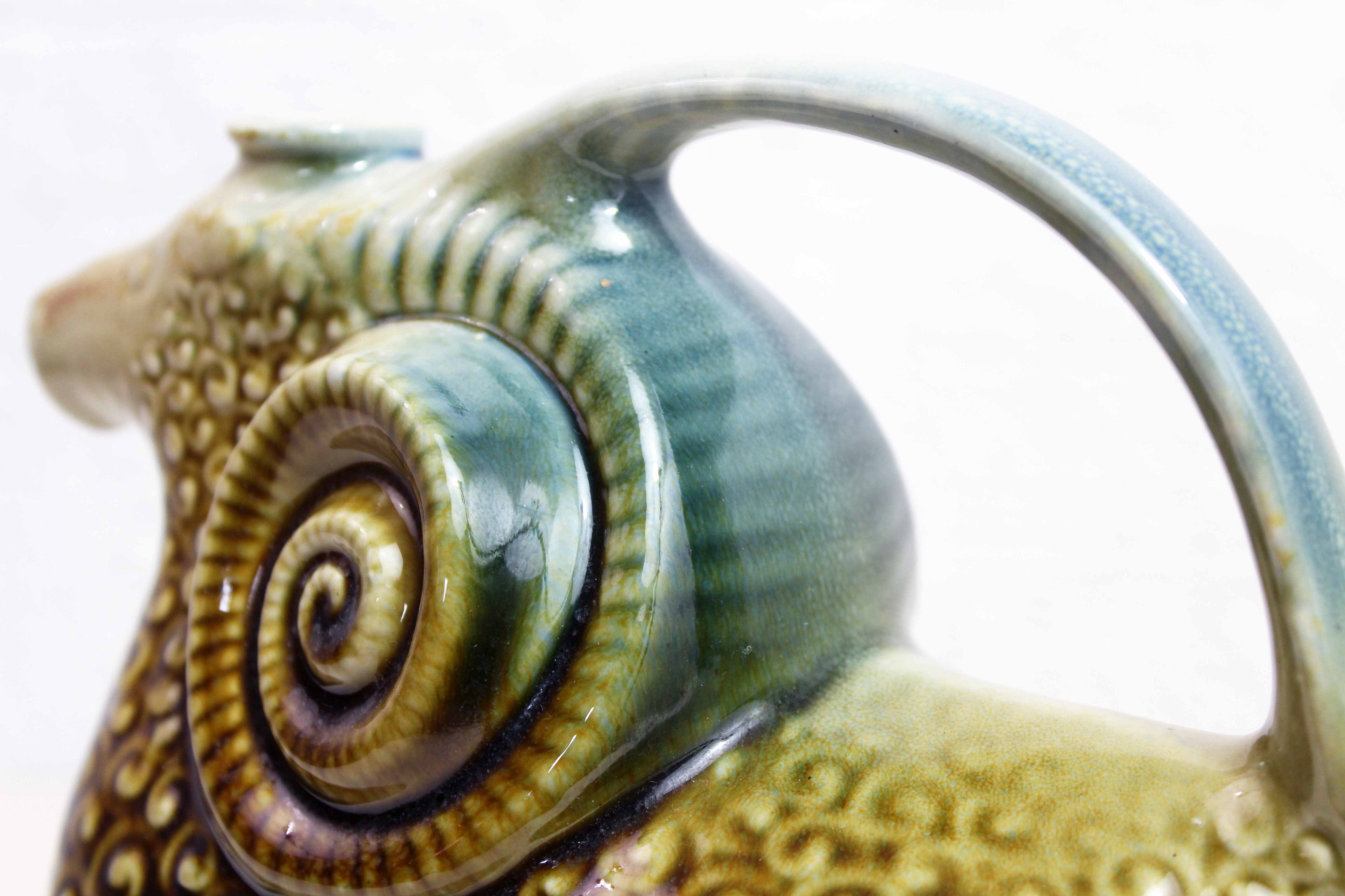 Zoomorphic pitcher "ram" ceramic