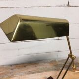 Brass and bakelite swing lamp 1980