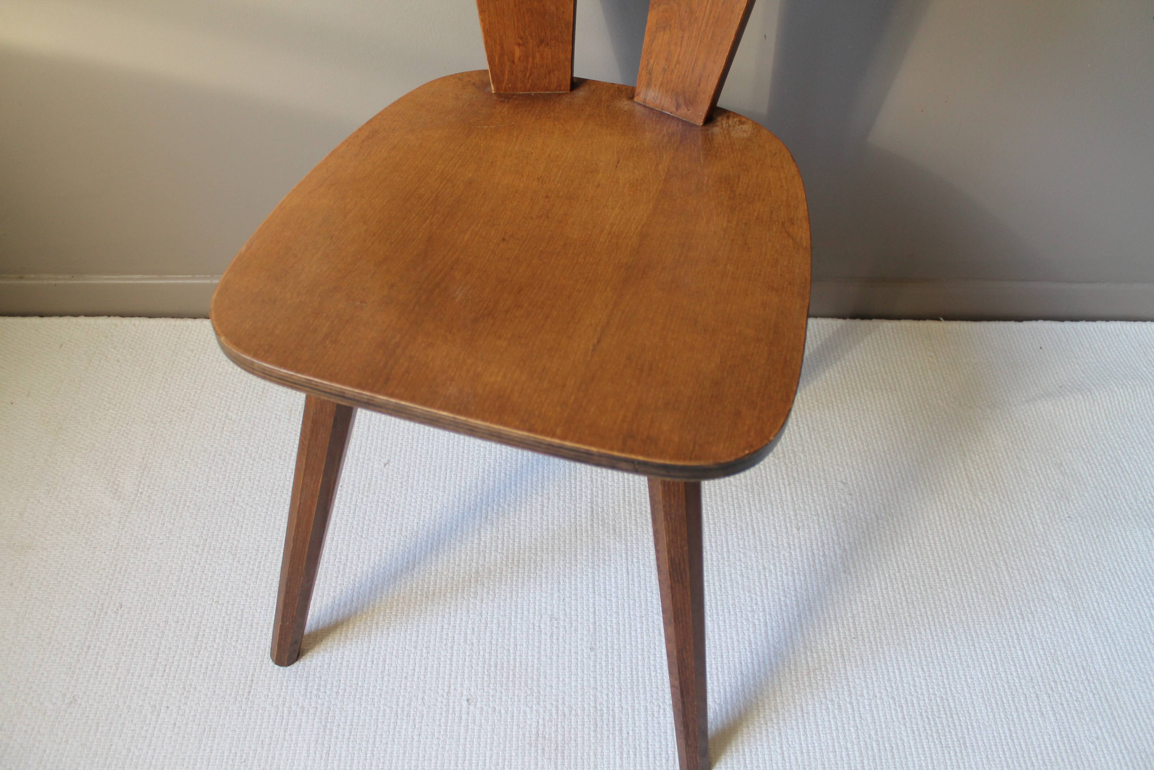 vintage wooden chair