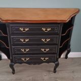 Louis XV style chest of drawers / console