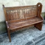 Banc d'église vintage