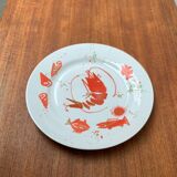 Vintage Postmodern Porcelain Plate with Subsidy Decor by René Fehr for Lengsfeld Porcelain, 1990s