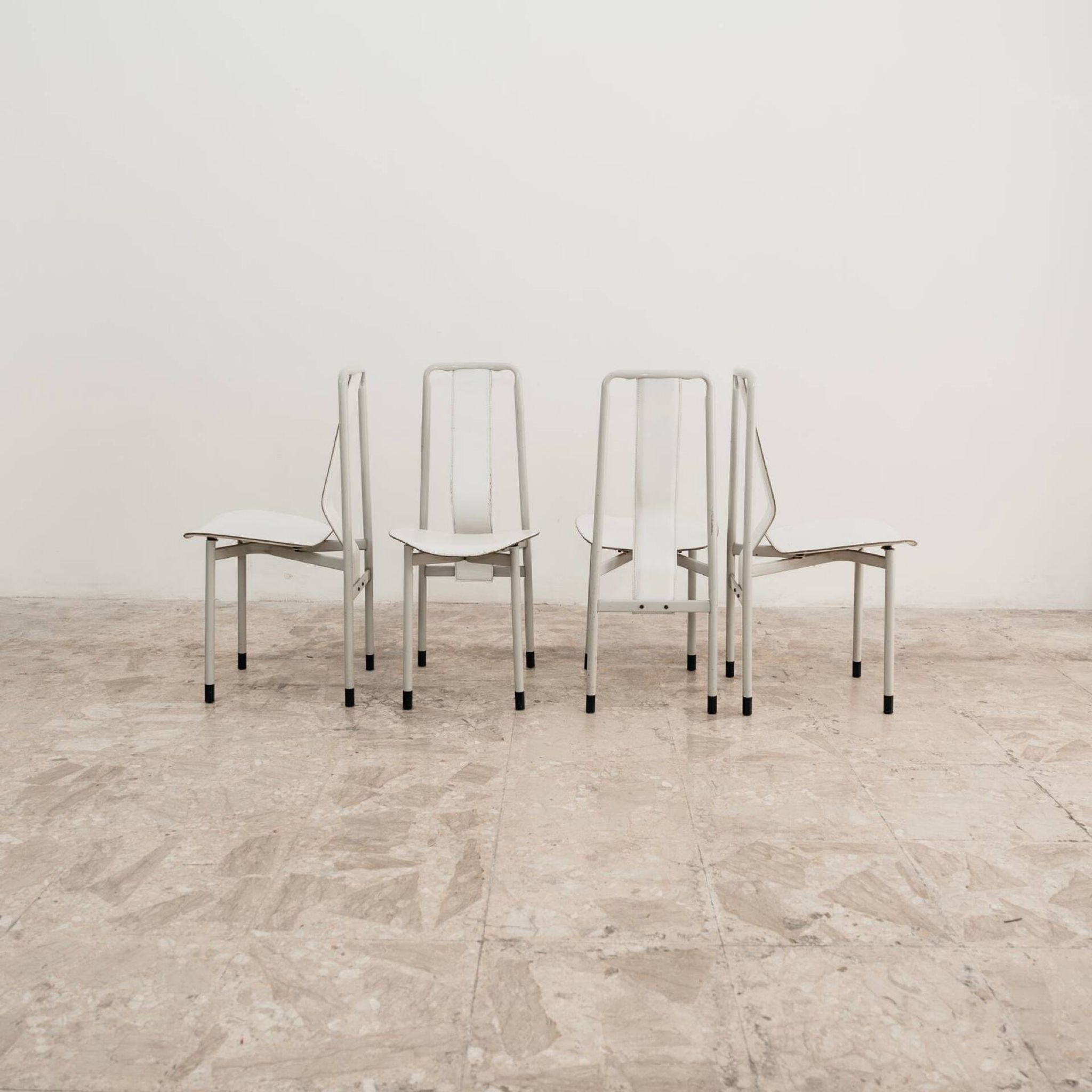 Ensemble de 4 Chaises Mod. Irma, Achille Castiglioni Zanotta  Années 80
