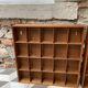 2 casiers muraux vintage en teck