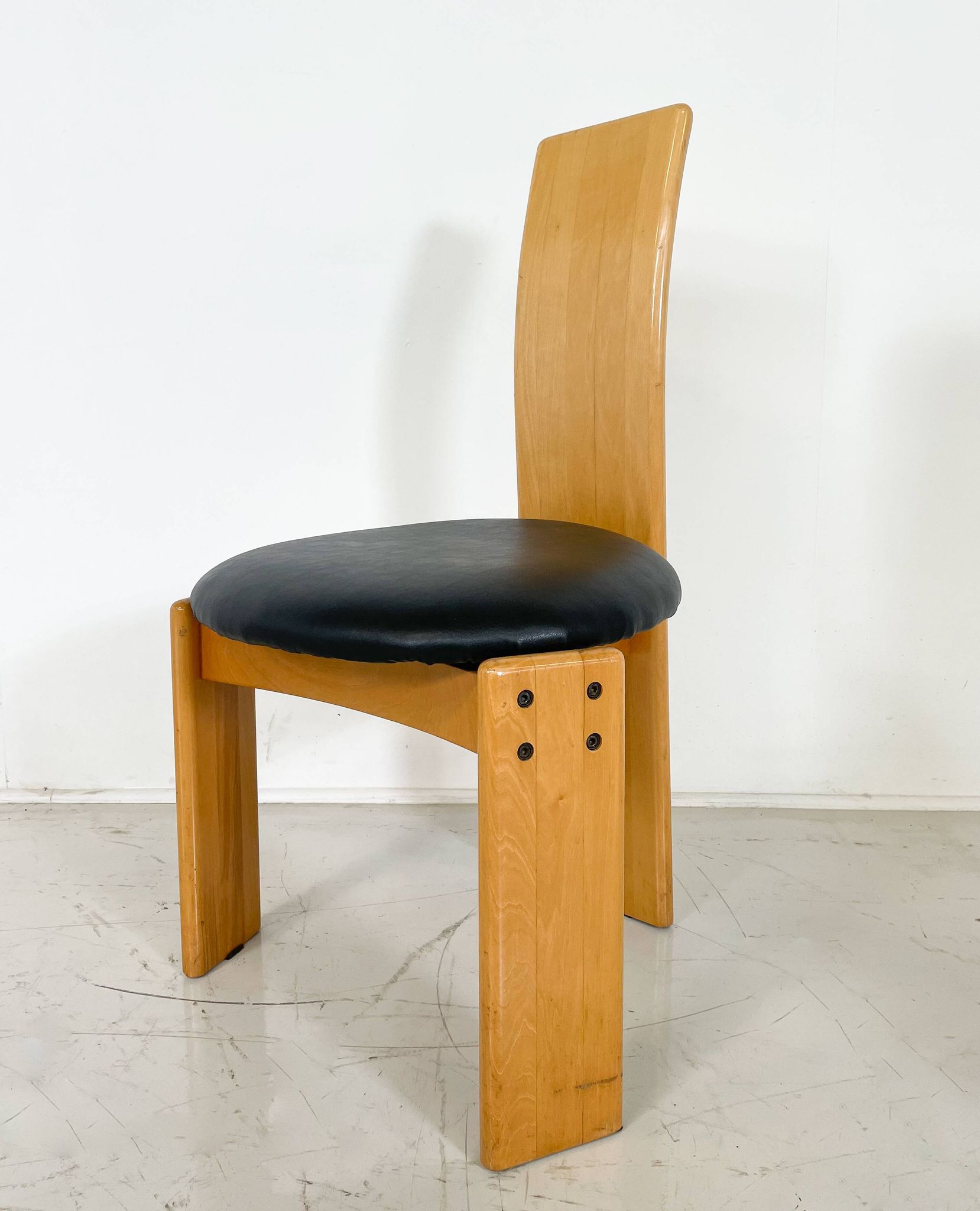 Set of 6 Dining Chairs by Mario Marenco for Mobil Girgi, Italy, 1970s