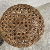 Pair of rattan stool
