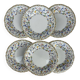 6 Gien plates, Toscana model, diameter 16.2