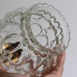Vintage glass bubble pendant lamp
