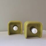 Pair of guzzini wall lights by makio hasuike