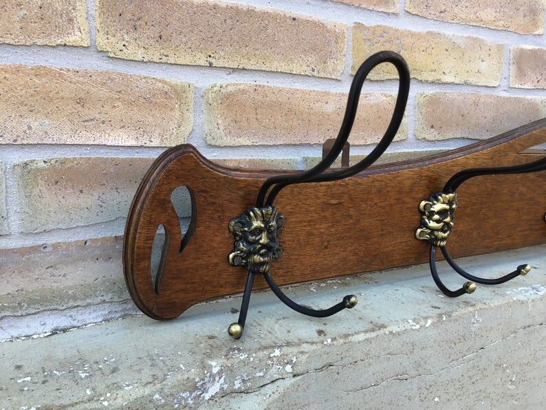 1930 art deco patères wall coat holder
