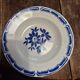flat plates Moulin des Loups Orcerame blue flowers