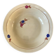 Salad bowl / hollow dish Saint Amand / Céranord hand-painted pink and blue flowers, 1940s