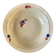 Salad bowl / hollow dish Saint Amand / Céranord hand-painted pink and blue flowers, 1940s