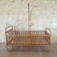Old rattan bed