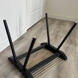 Vintage black Georges Tigien stool