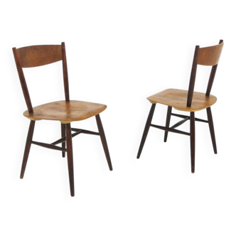 Set de 2 chaises scandinave "Fanett" par Ilmari Tapiovaara, Suède, 1960