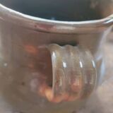 Vallauris 50s glazed ceramic pot