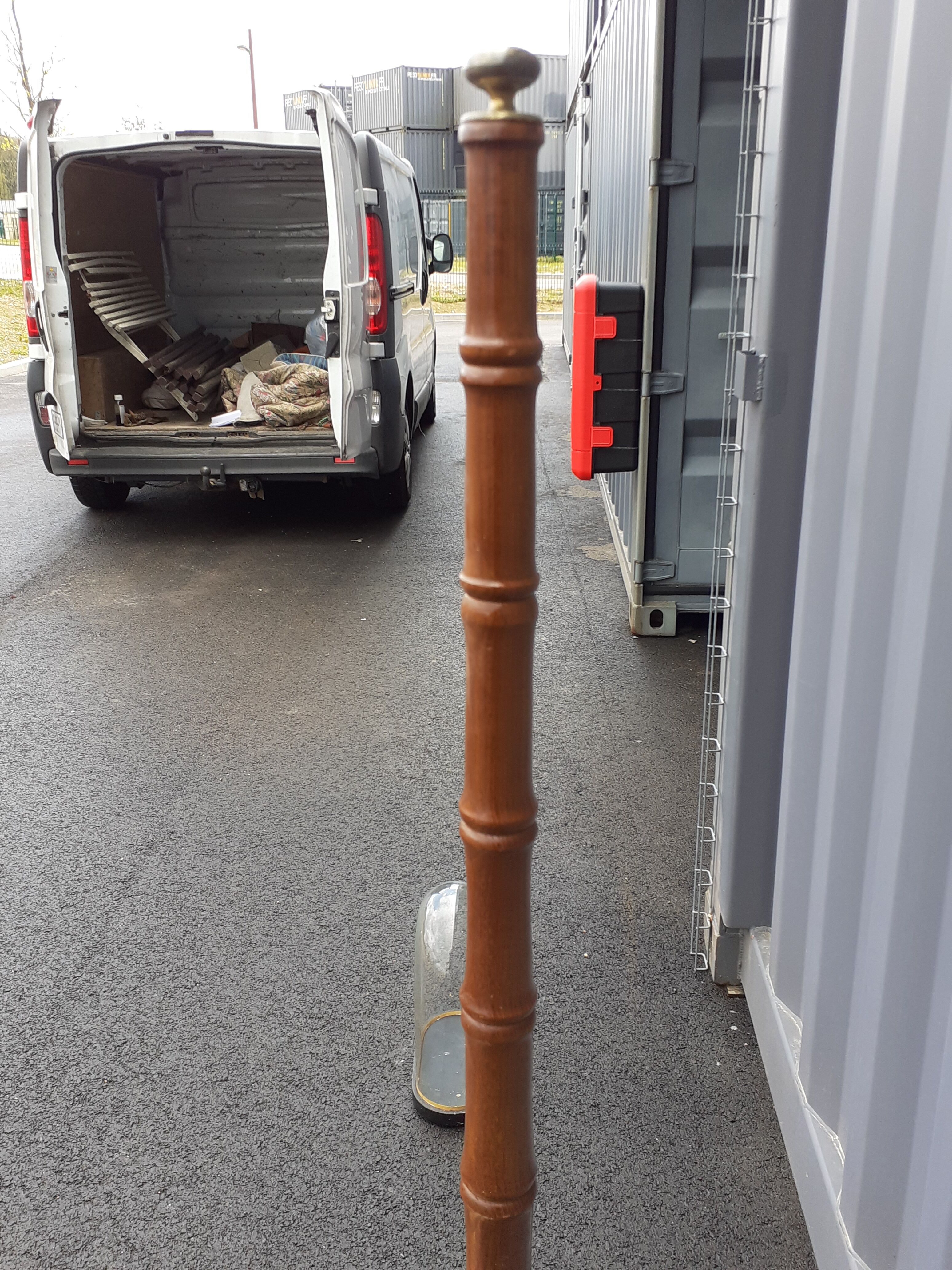 Ancient library staircase