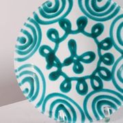 Paire d'assiettes vintage peintes à la main par Gmunder Keramik Autriche