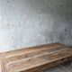 Grande table basse de ferme