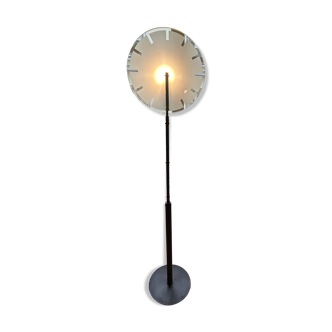 Rare designer dial lamp in cast steel