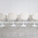 Vintage tulip dining chairs, 1960s