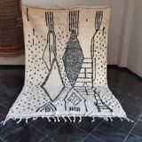 Tapis Azilal noir blanc 200*300 cm