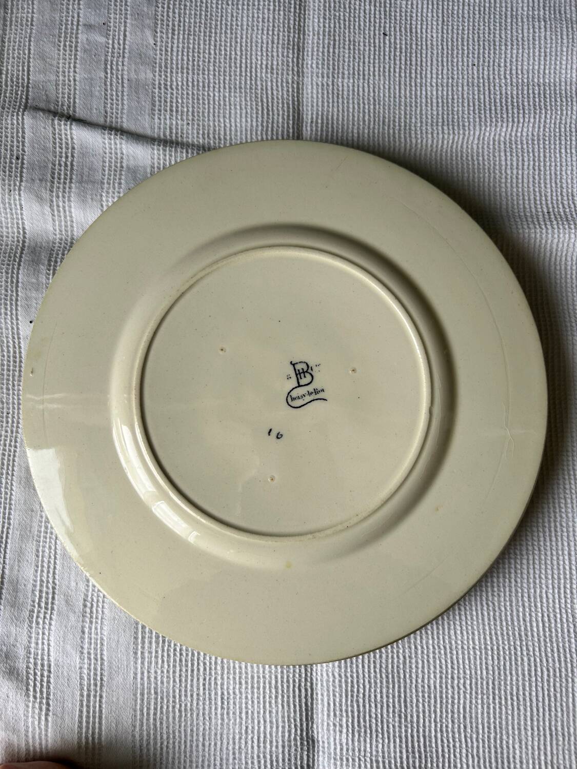 Choisy le Roi HB slip collection plate