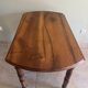 Folding table in walnut