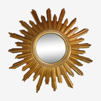 Golden witch sun mirror 70s / 58 cm