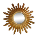 Golden witch sun mirror 70s / 58 cm