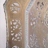 Openwork brass top. China 19 century. 12 sides. Asian art.