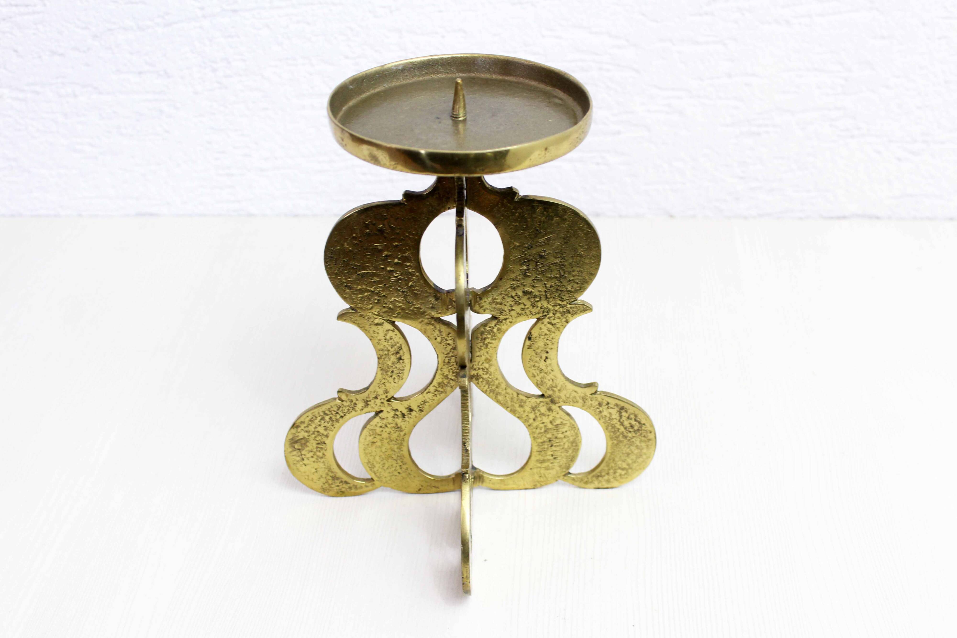 Bronze candlestick by Guiseppe Gallo 1960