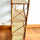 Rattan shelf on feet, vintage work 1960